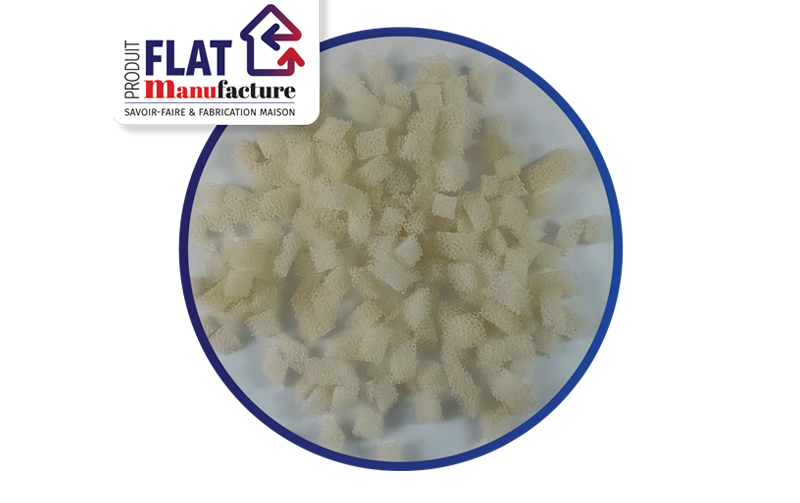 Flat France Coussinage Garnissage Cristaux de mousse DRY
