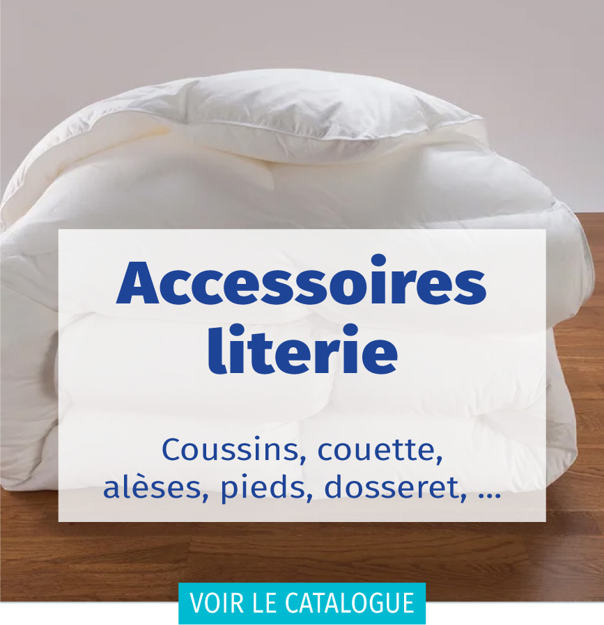 FLAT France Accessoires literie coussins couettes aleses pieds dosseret