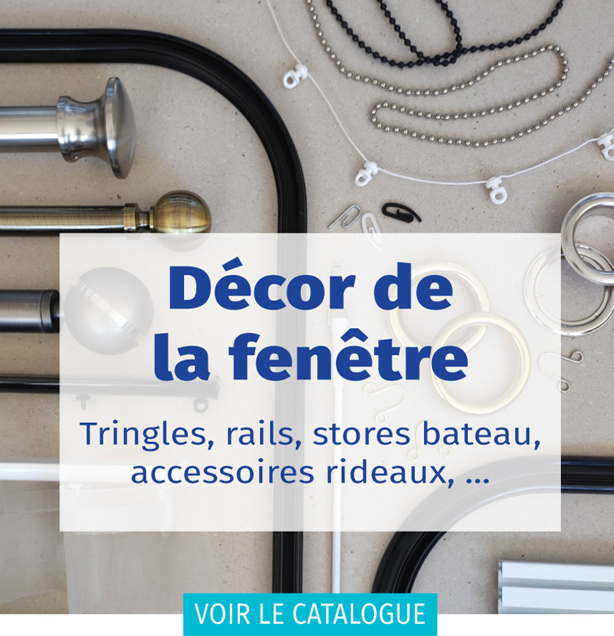 FLAT France Decor fenetre - Tringlerie stores Décoration rails store bateau