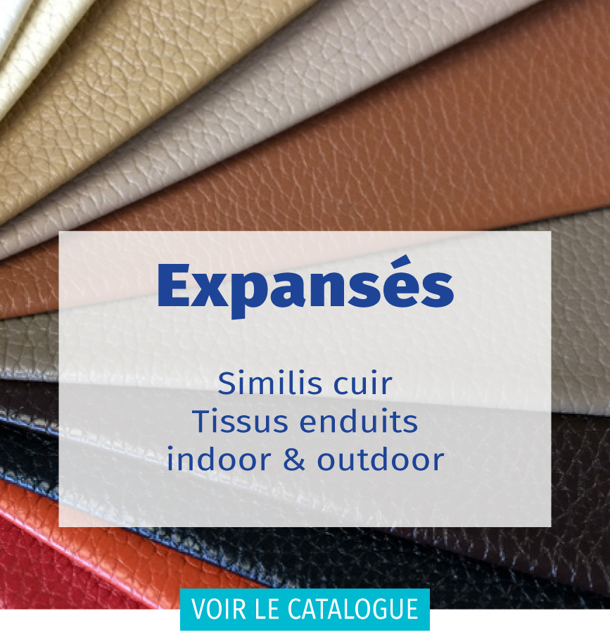 FLAT France Expansés Similis cuir Tissus enduits indoor & outdoor