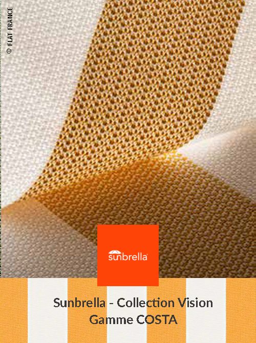 Sunbrella, Collection VISION, COSTA, Tissus d'ameublement Outdoor.